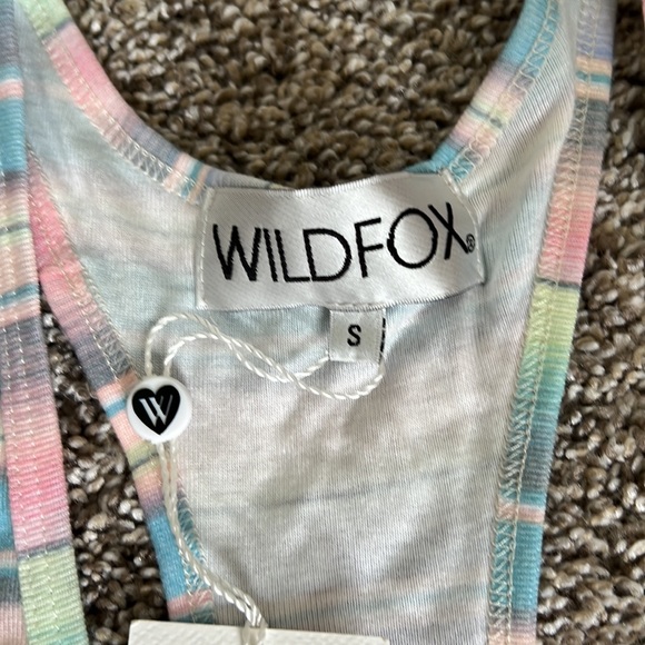 NWT Wildfox Stripe Racerback Tank - Picture 5 of 7